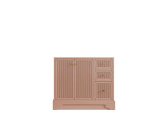 Manhattan 36 in. W x 22 in. D Left Offset Sink Bathroom Vanity - photo 6