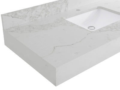 Manhattan 36 in. W x 22 in. D Left Offset Sink Bathroom Vanity - Willow Bath and Vanity