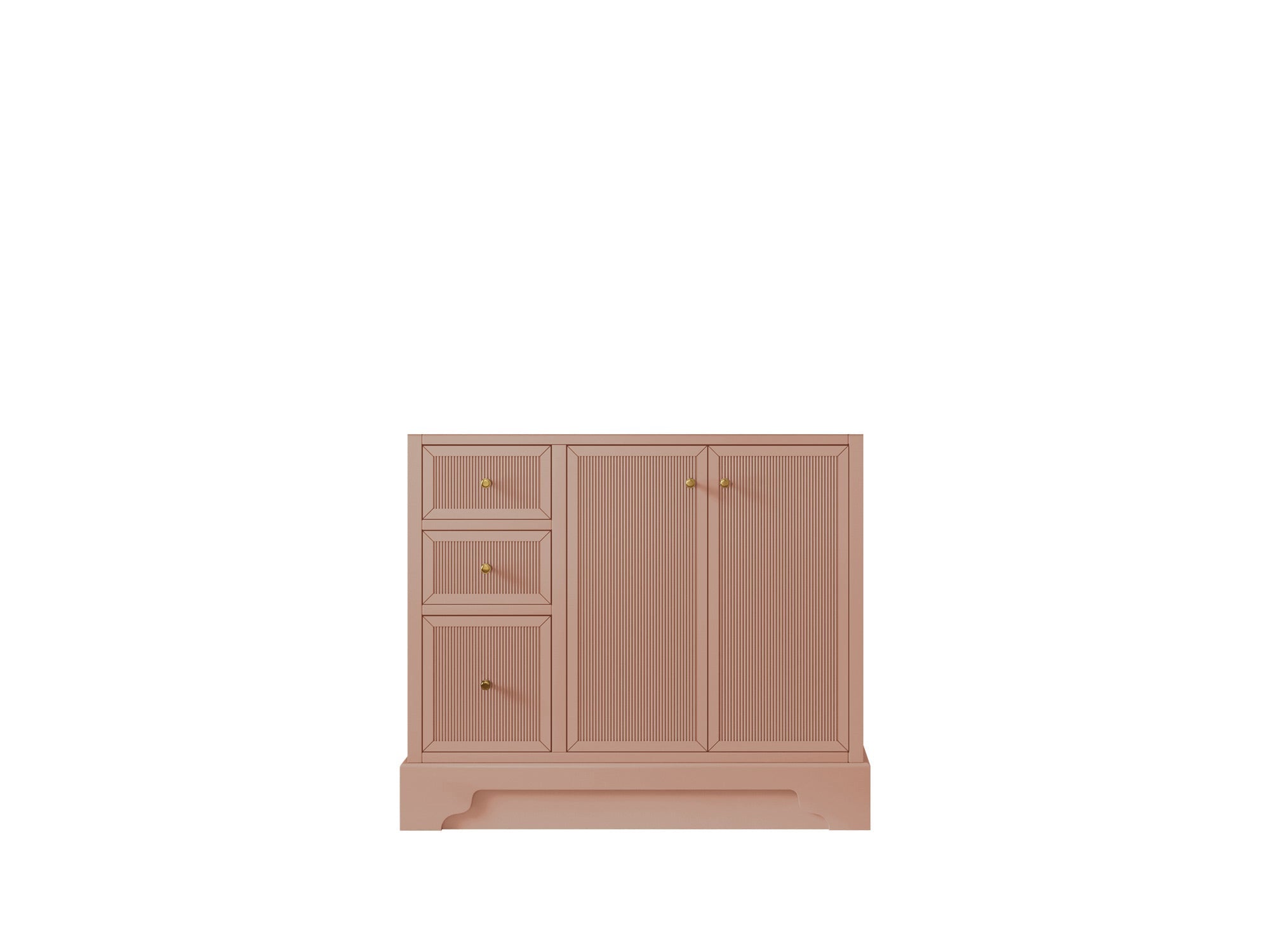 Manhattan 36 in. W x 22 in. D Right Offset Sink Bathroom Vanity - Willow Bath and Vanity