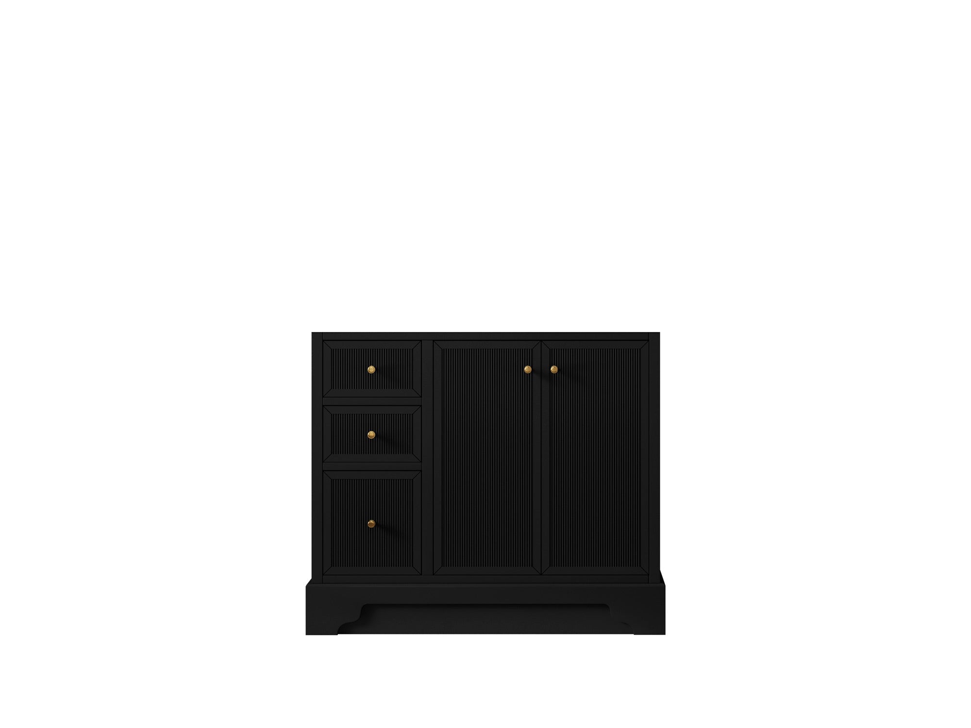 Manhattan 36 in. W x 22 in. D Right Offset Sink Bathroom Vanity - Willow Bath and Vanity