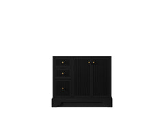 Manhattan 36 in. W x 22 in. D Right Offset Sink Bathroom Vanity - photo 5