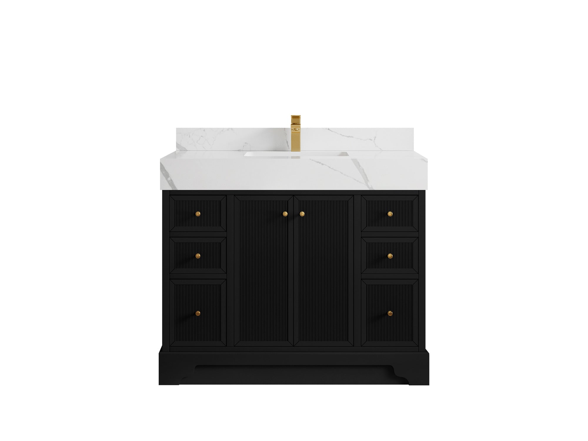 Manhattan 42 in. W x 22 in. D Single Sink Bathroom Vanity - Willow Bath and Vanity