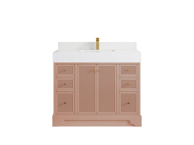 Manhattan 42 in. W x 22 in. D Single Sink Bathroom Vanity - Willow Bath and Vanity