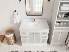 Manhattan 42 in. W x 22 in. D Single Sink Bathroom Vanity - photo 9