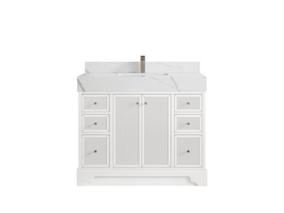 Manhattan 42 in. W x 22 in. D Single Sink Bathroom Vanity - Willow Bath and Vanity