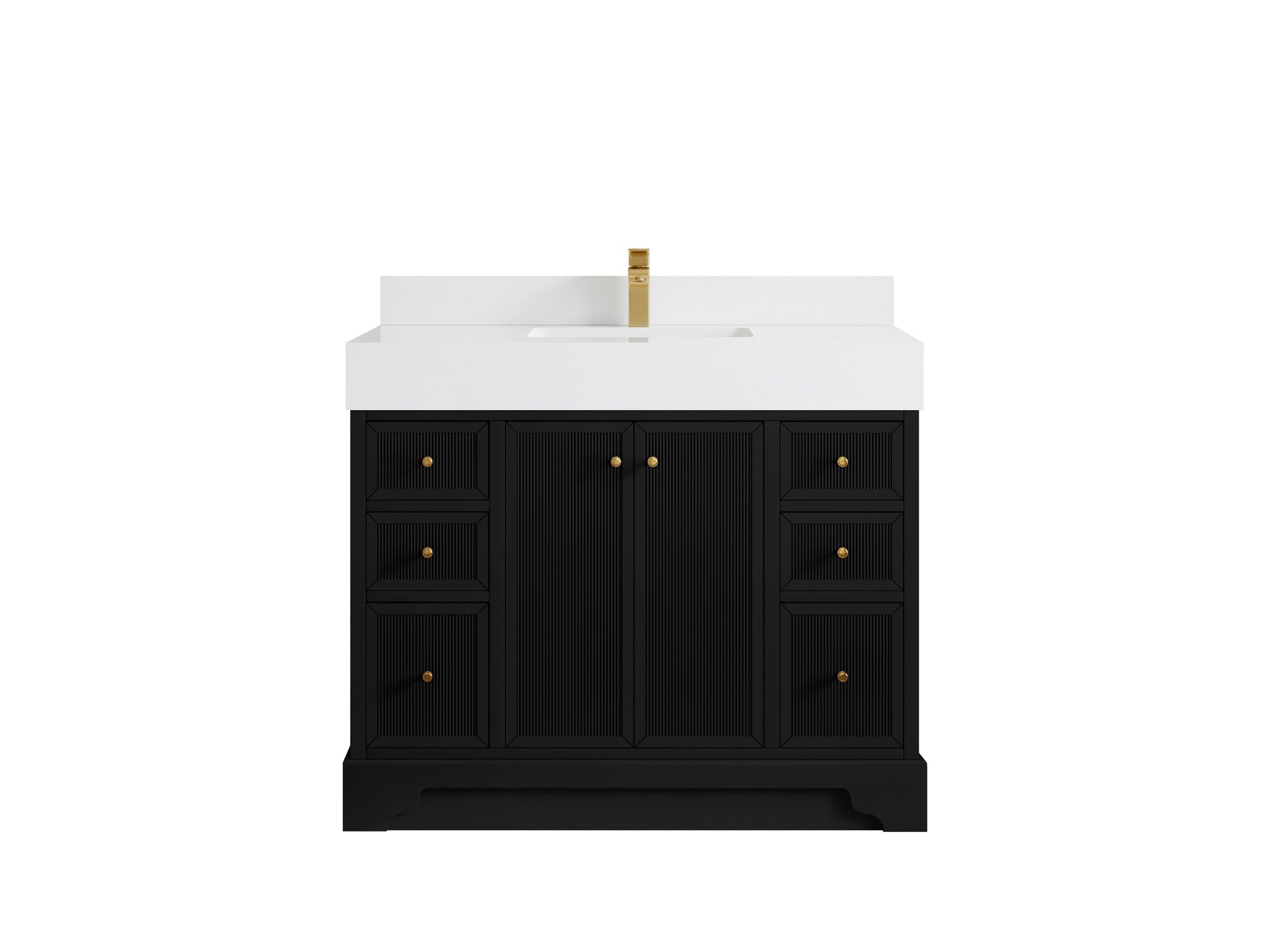 Manhattan 42 in. W x 22 in. D Single Sink Bathroom Vanity - Willow Bath and Vanity