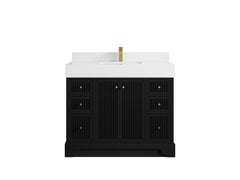Manhattan 42 in. W x 22 in. D Single Sink Bathroom Vanity - photo 11