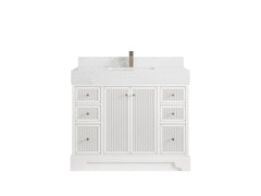 Manhattan 42 in. W x 22 in. D Single Sink Bathroom Vanity - photo 10