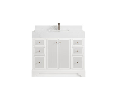 Manhattan 42 in. W x 22 in. D Single Sink Bathroom Vanity - Willow Bath and Vanity