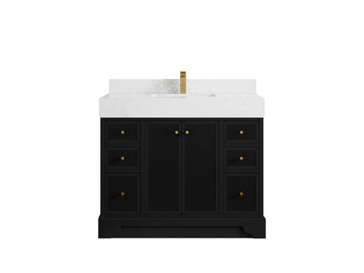 Manhattan 42 in. W x 22 in. D Single Sink Bathroom Vanity - Willow Bath and Vanity