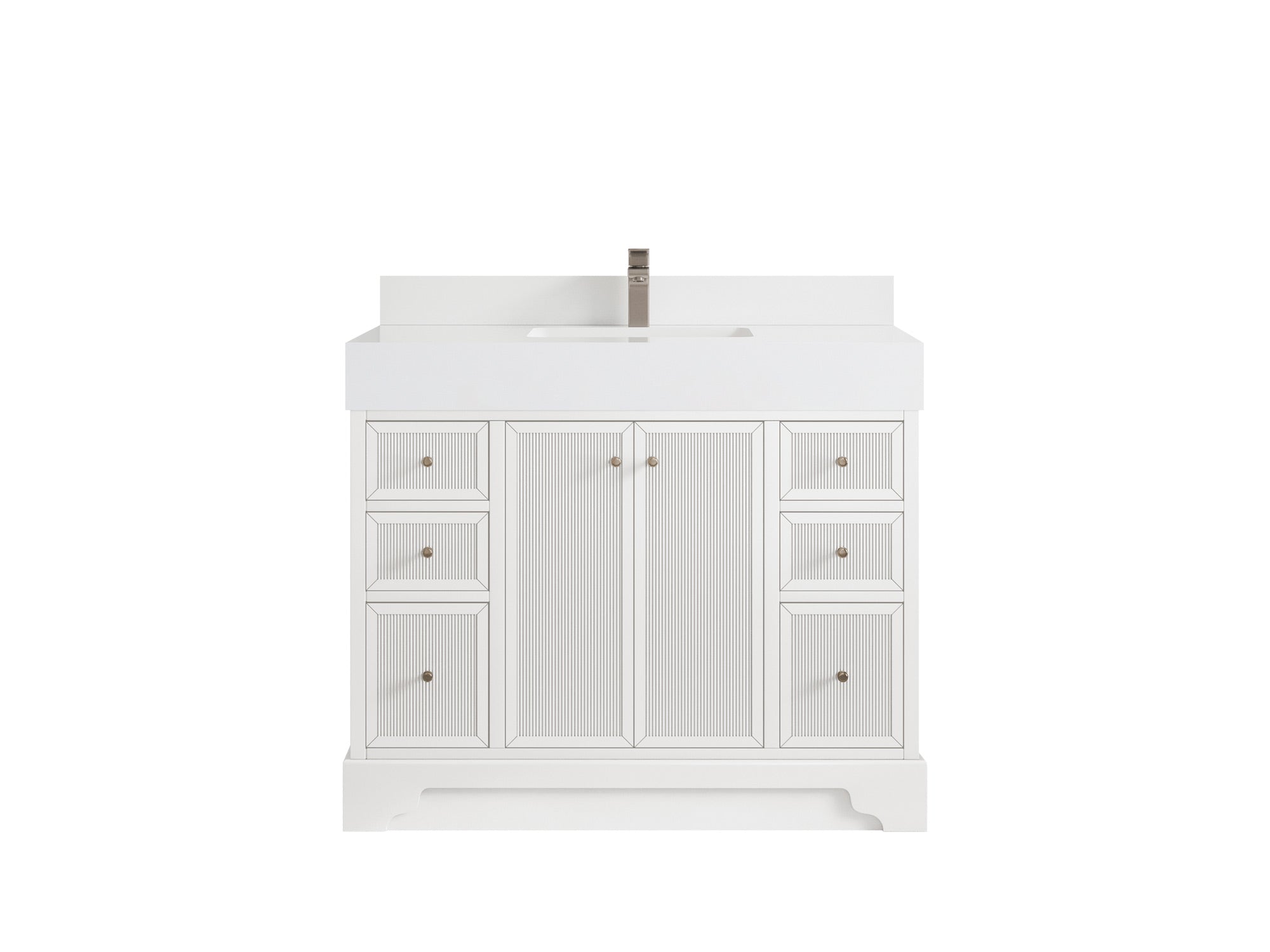 Manhattan 42 in. W x 22 in. D Single Sink Bathroom Vanity - Willow Bath and Vanity