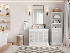 Manhattan 42 in. W x 22 in. D Single Sink Bathroom Vanity - photo 4