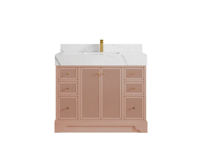 Manhattan 42 in. W x 22 in. D Single Sink Bathroom Vanity - Willow Bath and Vanity