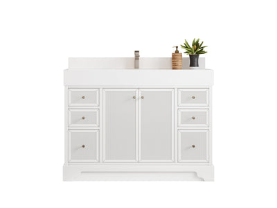 Manhattan 48 in. W x 22 in. D Single Sink Bathroom Vanity - Willow Bath and Vanity