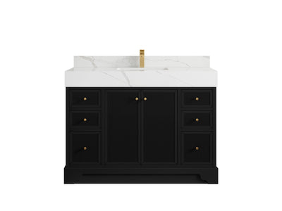 Manhattan 48 in. W x 22 in. D Single Sink Bathroom Vanity - Willow Bath and Vanity