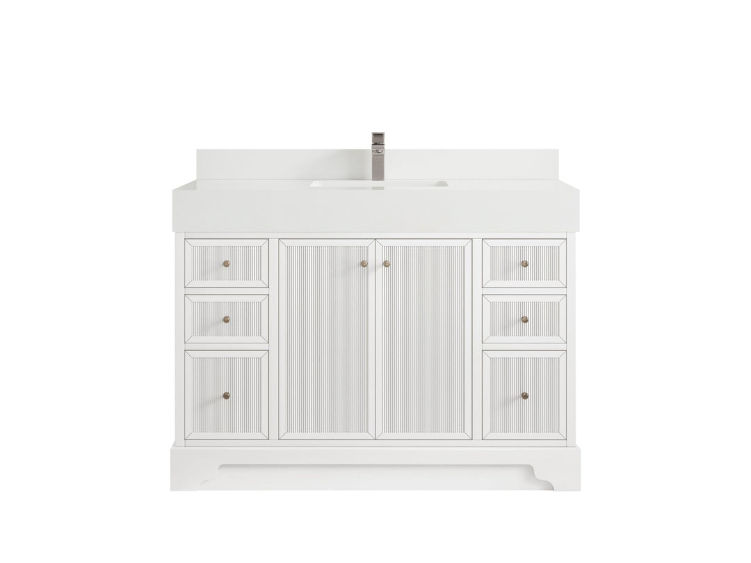 Manhattan 48 in. W x 22 in. D Single Sink Bathroom Vanity - Willow Bath and Vanity