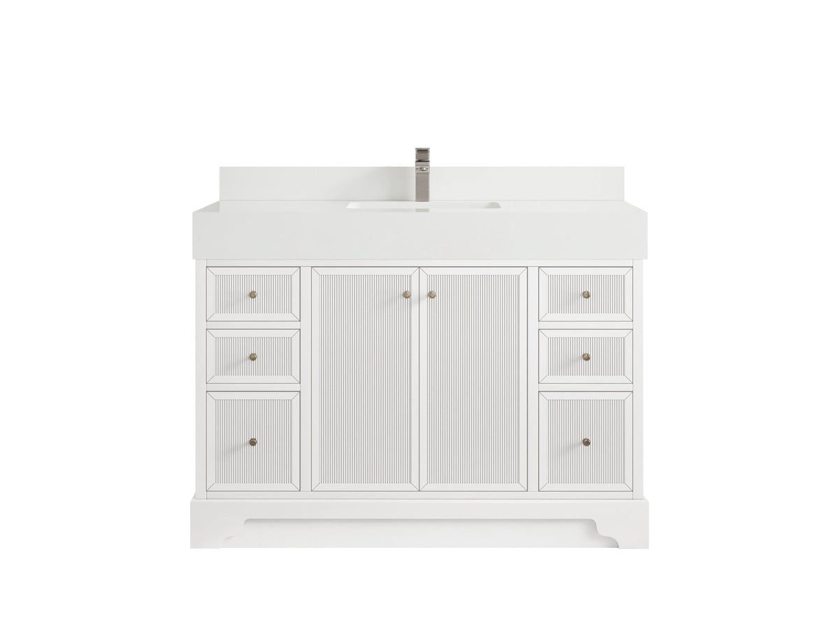 Manhattan 48 in. W x 22 in. D Single Sink Bathroom Vanity - Willow Bath and Vanity