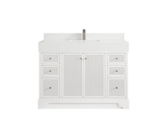 Manhattan 48 in. W x 22 in. D Single Sink Bathroom Vanity - photo 12