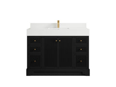 Manhattan 48 in. W x 22 in. D Single Sink Bathroom Vanity - photo 11