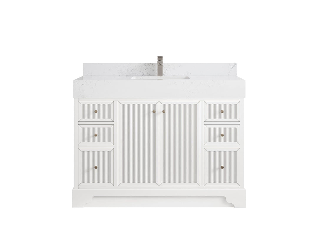 Manhattan 48 in. W x 22 in. D Single Sink Bathroom Vanity - Willow Bath and Vanity