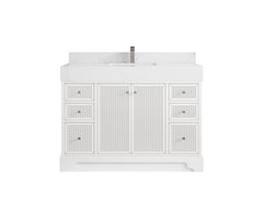 Manhattan 48 in. W x 22 in. D Single Sink Bathroom Vanity - photo 10