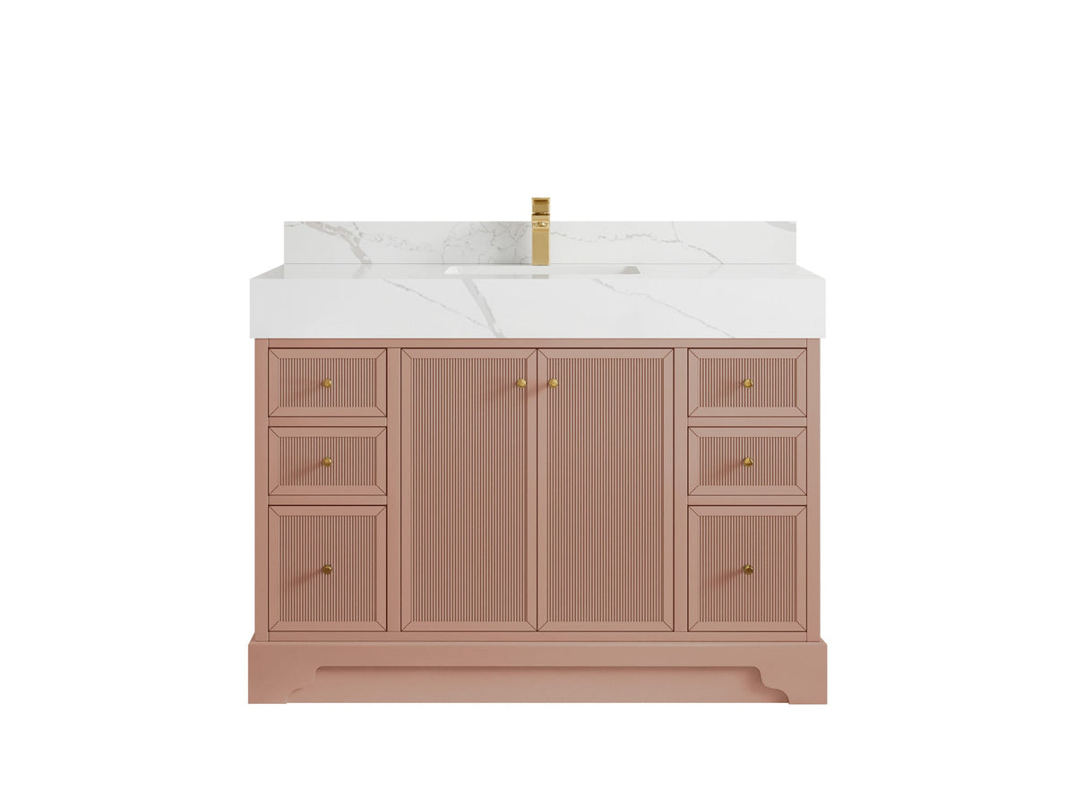 Manhattan 48 in. W x 22 in. D Single Sink Bathroom Vanity - Willow Bath and Vanity