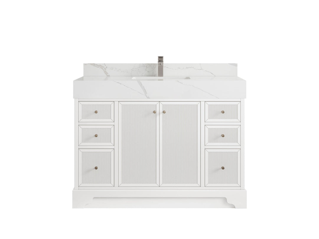 Manhattan 48 in. W x 22 in. D Single Sink Bathroom Vanity - Willow Bath and Vanity