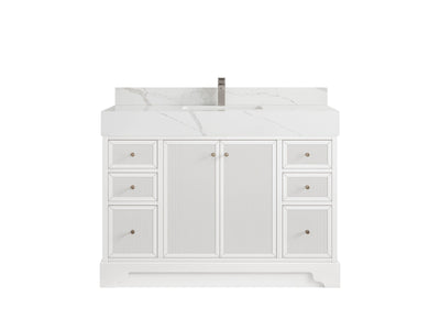 Manhattan 48 in. W x 22 in. D Single Sink Bathroom Vanity - Willow Bath and Vanity