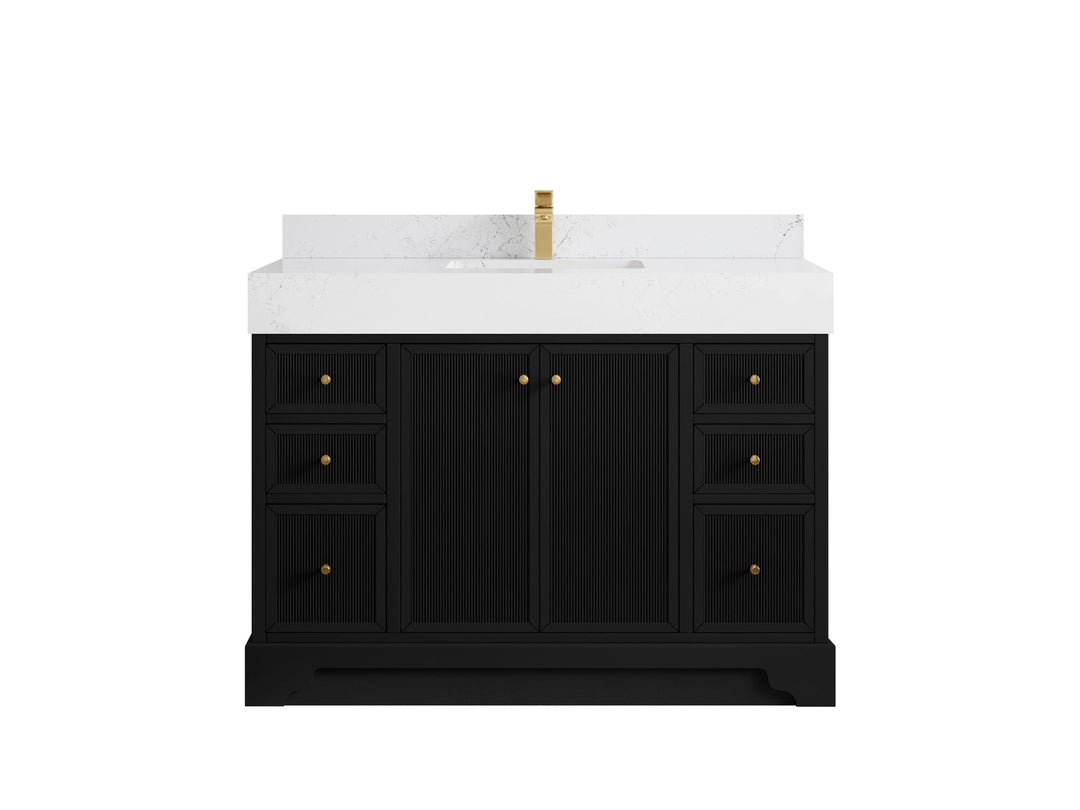 Manhattan 48 in. W x 22 in. D Single Sink Bathroom Vanity - Willow Bath and Vanity