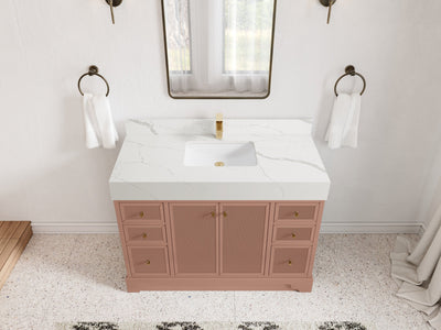 Manhattan 48 in. W x 22 in. D Single Sink Bathroom Vanity - Willow Bath and Vanity