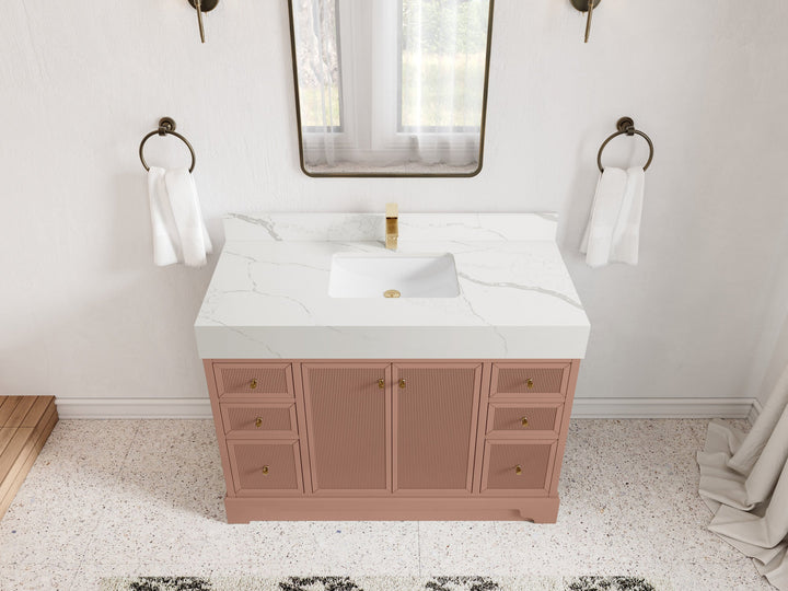 Manhattan 48 in. W x 22 in. D Single Sink Bathroom Vanity - photo 12