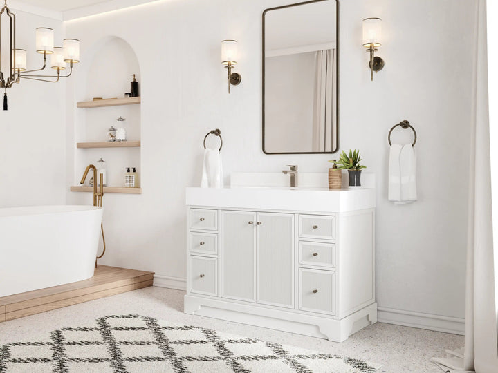 Manhattan 48 in. W x 22 in. D Single Sink Bathroom Vanity - photo 2