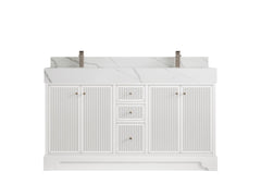Manhattan 60 in. W x 22 in. D Double Sink Bathroom Vanity - photo 8