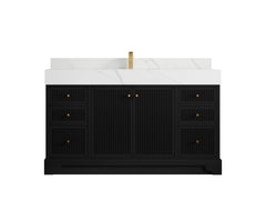 Manhattan 60 in. W x 22 in. D Single Sink Bathroom Vanity - photo 7