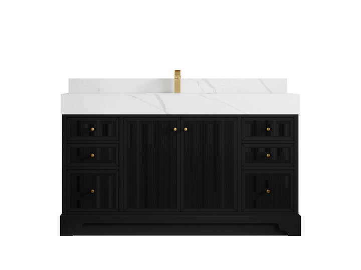 Manhattan 60 in. W x 22 in. D Single Sink Bathroom Vanity - photo 12