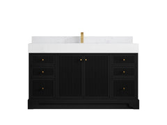 Manhattan 60 in. W x 22 in. D Single Sink Bathroom Vanity - photo 9