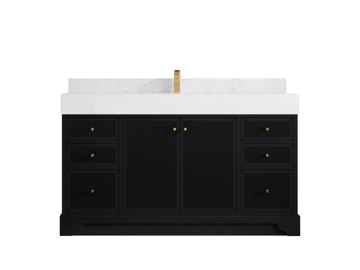 Manhattan 60 in. W x 22 in. D Single Sink Bathroom Vanity - photo 14