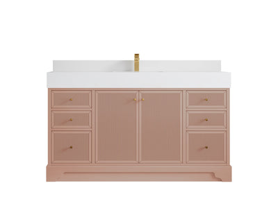 Manhattan 60 in. W x 22 in. D Single Sink Bathroom Vanity - Willow Bath and Vanity