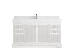Manhattan 60 in. W x 22 in. D Single Sink Bathroom Vanity - photo 10
