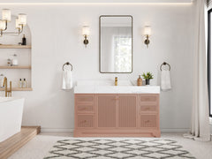 Manhattan 60 in. W x 22 in. D Single Sink Bathroom Vanity - photo 4