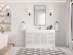 Manhattan 60 in. W x 22 in. D Single Sink Bathroom Vanity - photo 4