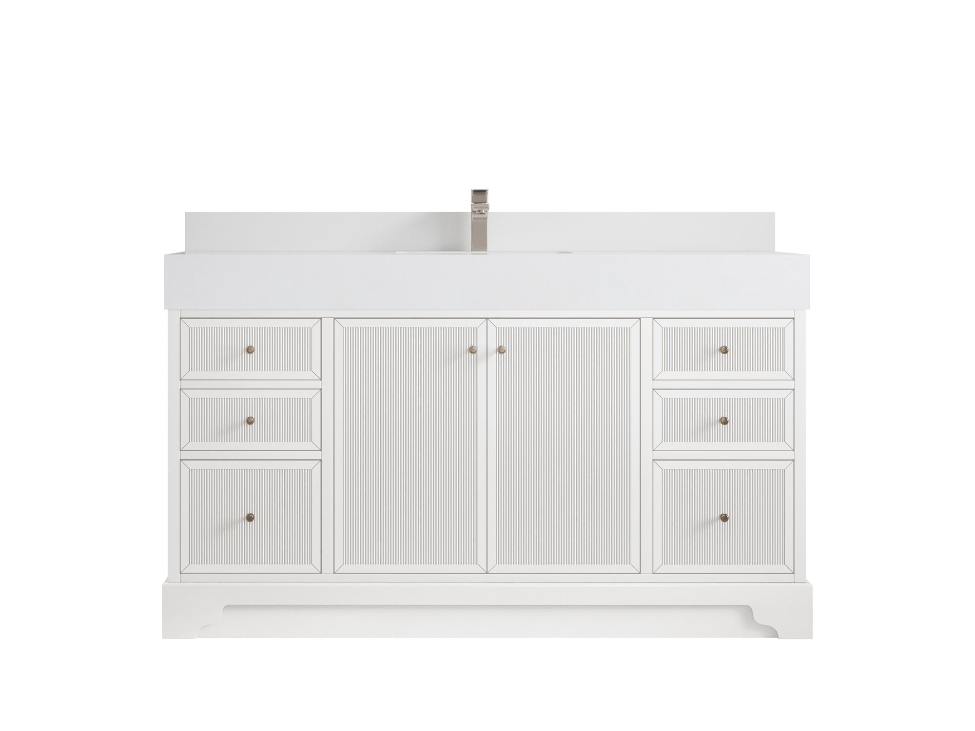 Manhattan 60 in. W x 22 in. D Single Sink Bathroom Vanity - Willow Bath and Vanity