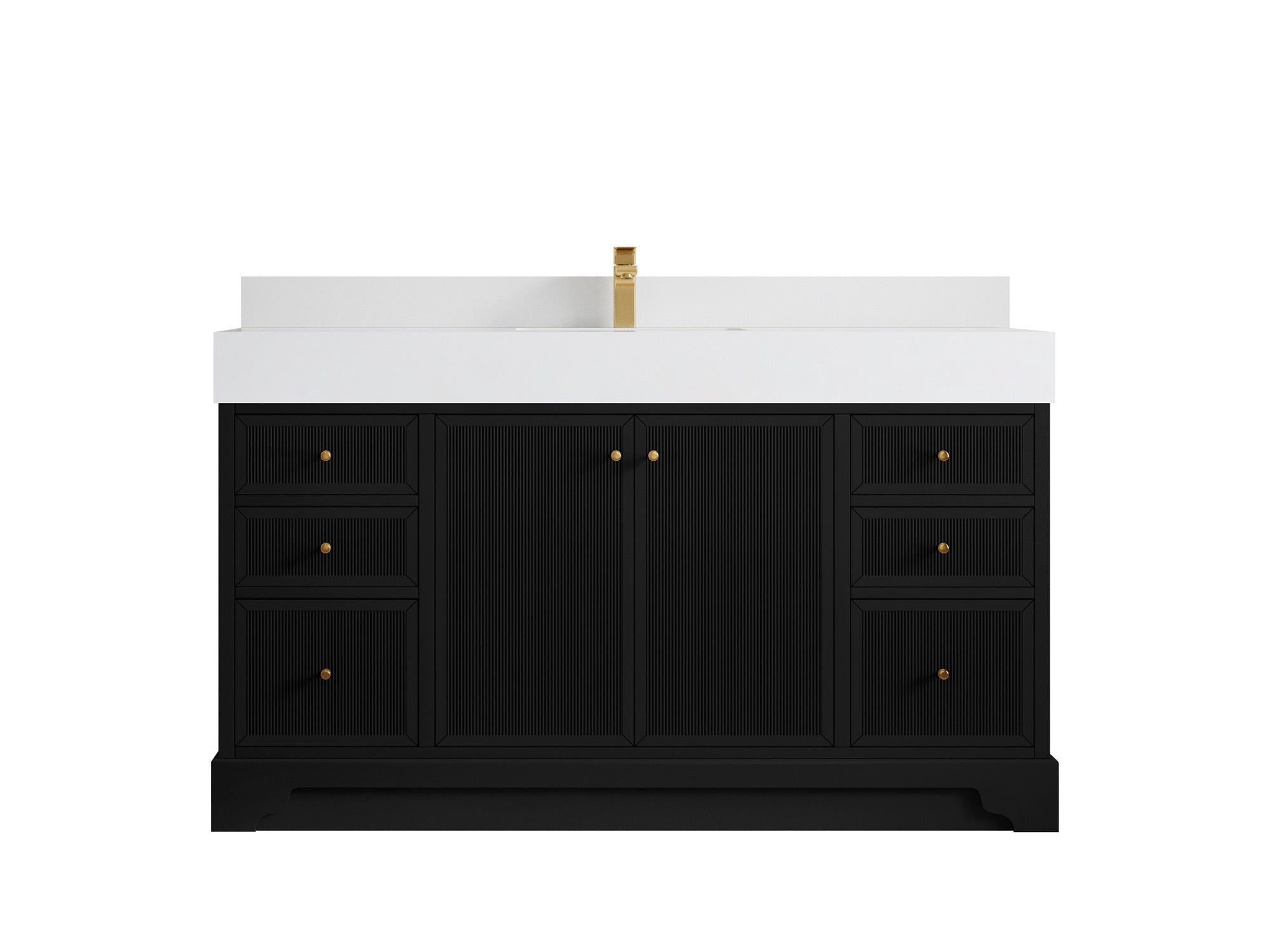 Manhattan 60 in. W x 22 in. D Single Sink Bathroom Vanity - Willow Bath and Vanity