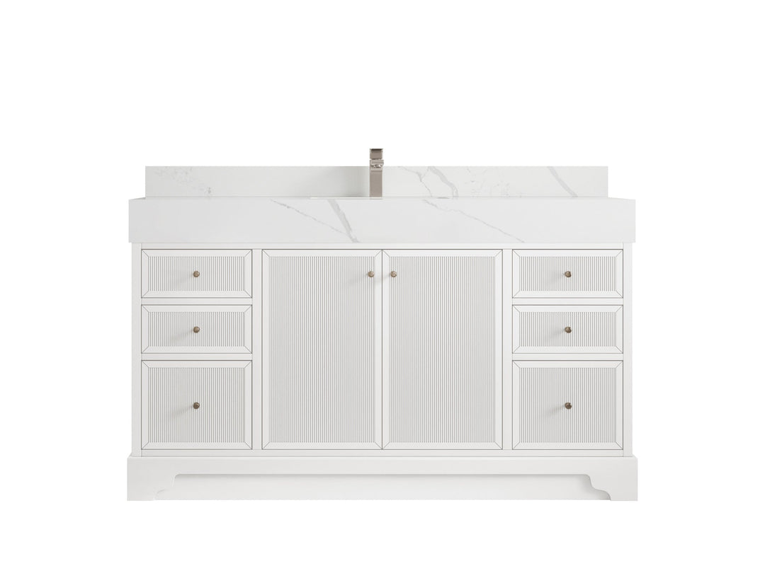 Manhattan 60 in. W x 22 in. D Single Sink Bathroom Vanity - Willow Bath and Vanity