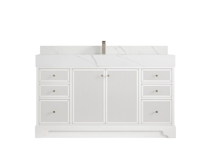 Manhattan 60 in. W x 22 in. D Single Sink Bathroom Vanity - photo 8