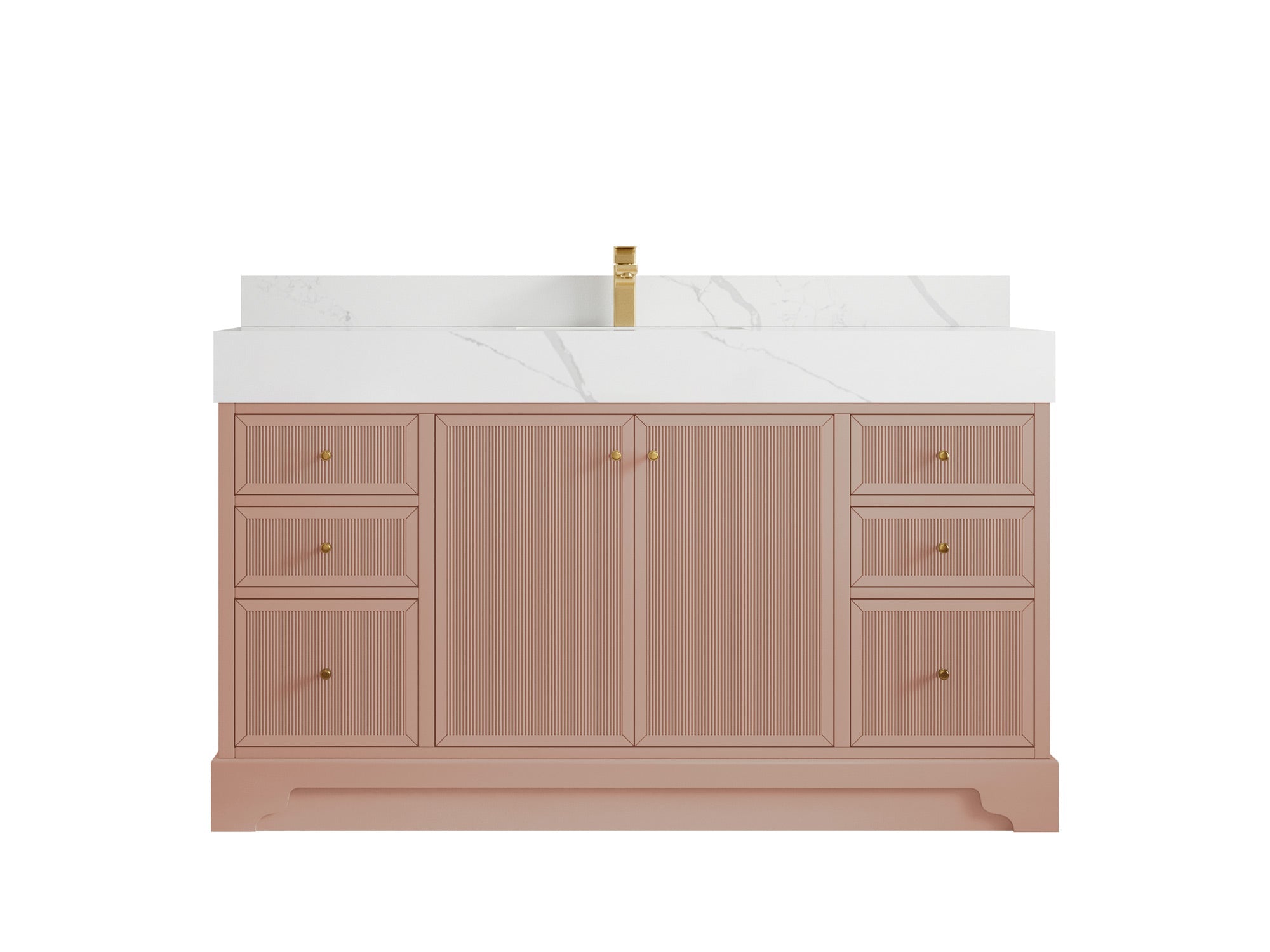 Manhattan 60 in. W x 22 in. D Single Sink Bathroom Vanity - Willow Bath and Vanity