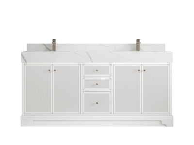 Manhattan 72 in. W x 22 in. D Double Sink Bathroom Vanity - Willow Bath and Vanity