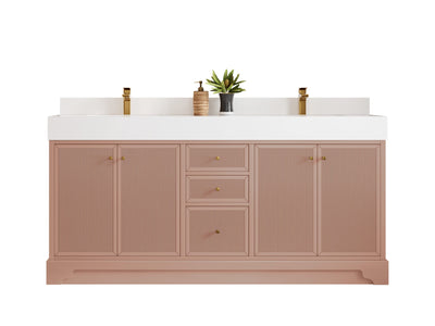 Manhattan 72 in. W x 22 in. D Double Sink Bathroom Vanity - Willow Bath and Vanity