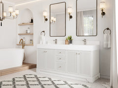 Manhattan 72 in. W x 22 in. D Double Sink Bathroom Vanity - photo 2
