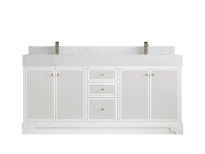 Manhattan 72 in. W x 22 in. D Double Sink Bathroom Vanity - Willow Bath and Vanity